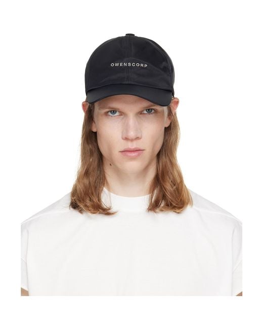 Rick Owens Brown Tower Baseball Cap for men