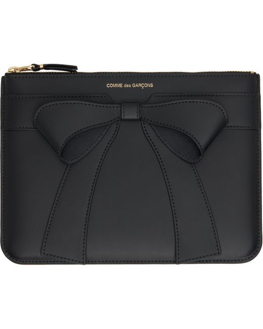 Comme des Garçons ブラック Big Bow ポーチ Black