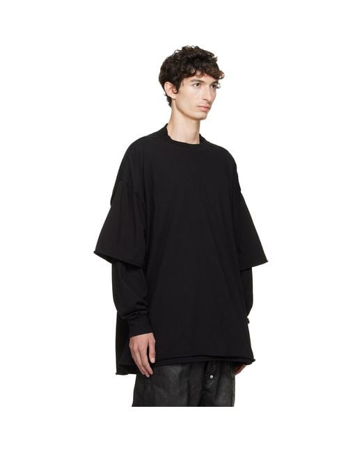 Rick Owens Black Tower Tommy Hustler Sweatshirt for men