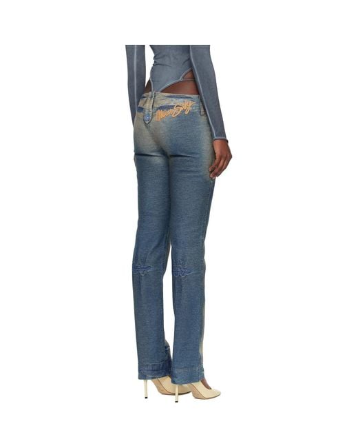 Miss Sixty Black Knwls Edition Tie Dye Jeans