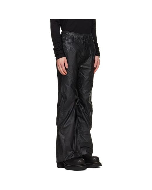 Julius Black Jet Trousers for men