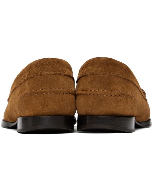 The Row Black Tan Ruth Loafers