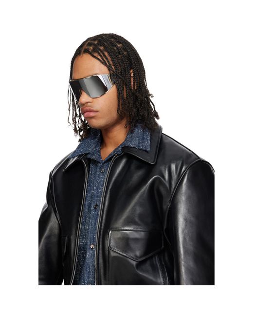 Loewe Gray Speed Shield Sunglasses