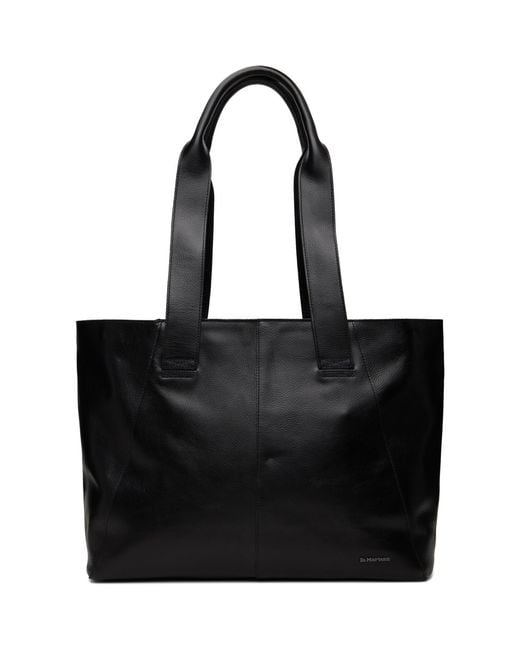 Dr. Martens Black Maxi Overdrive Leather Tote