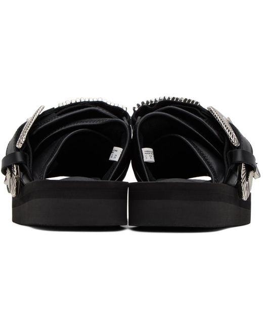 Toga Virilis Suicoke Edition Moto Sandals in Black for Men | Lyst UK