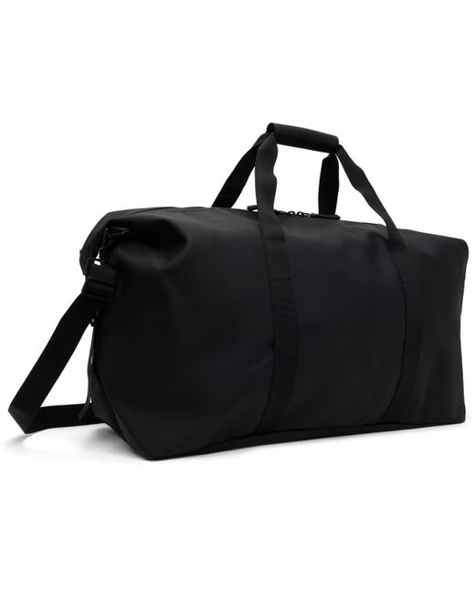 メンズ Rains ブラック ラージ Hilo Weekend ダッフルバッグ Black