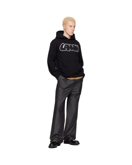 Lanvin Black Urban Curb Hoodie for men