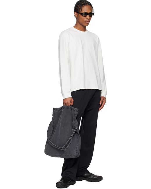 バッグ OUR LEGACY SLING BAG BLACK Our Legacy - Sling Bag Black Enzyme Canvas