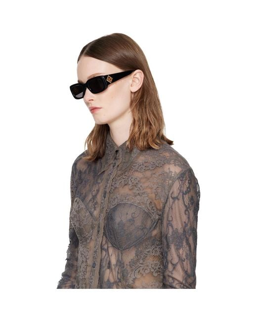 Fendi Gray Ff Diamonds Sunglasses