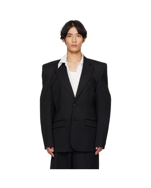 Vetements Black Biker Tailored Blazer for men