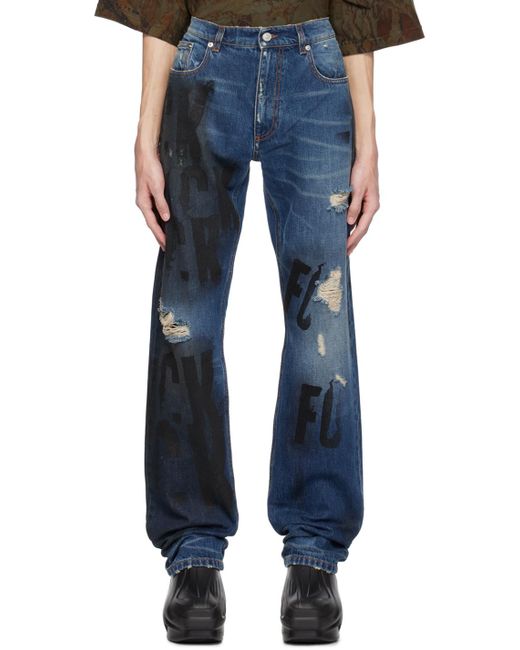 1017 ALYX 9SM Blue Mark Flood Edition Jeans for men