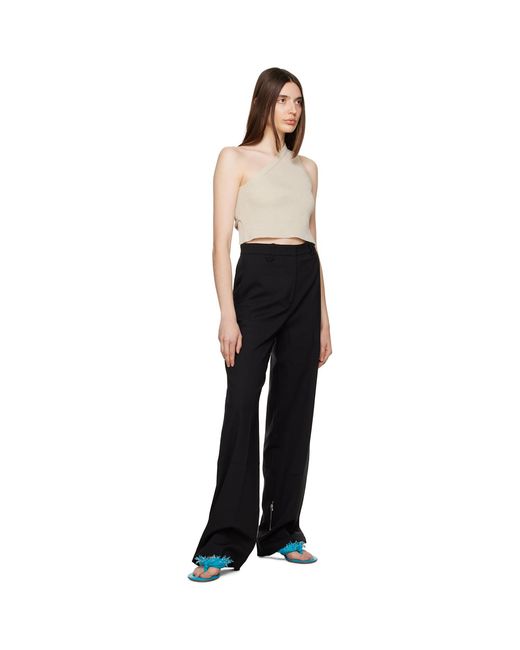 Jacquemus Black Off-white 'la Maille Ascu' Tank Top
