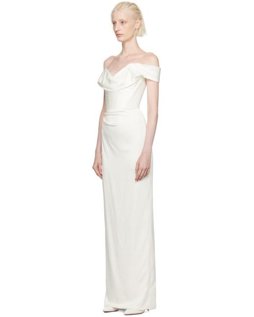 Vivienne Westwood White Ssense Exclusive Edith Maxi Dress