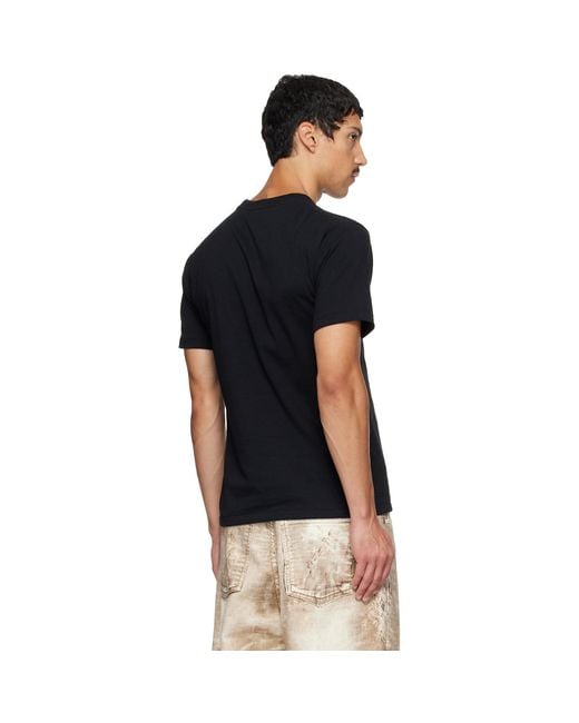 A Bathing Ape Black Old English Logo T-Shirt for men