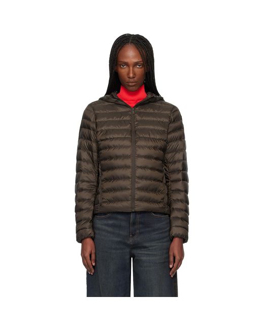 Canada Goose Black Aethera Hoodie Down Jacket