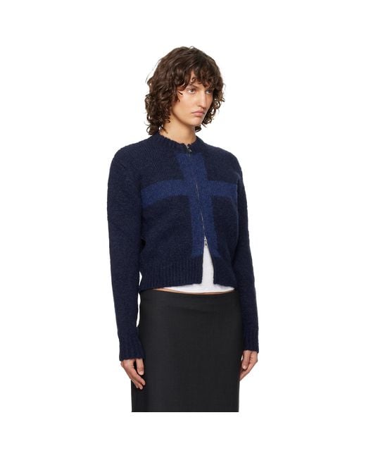 Paloma Wool Blue Cruz Zip Sweater