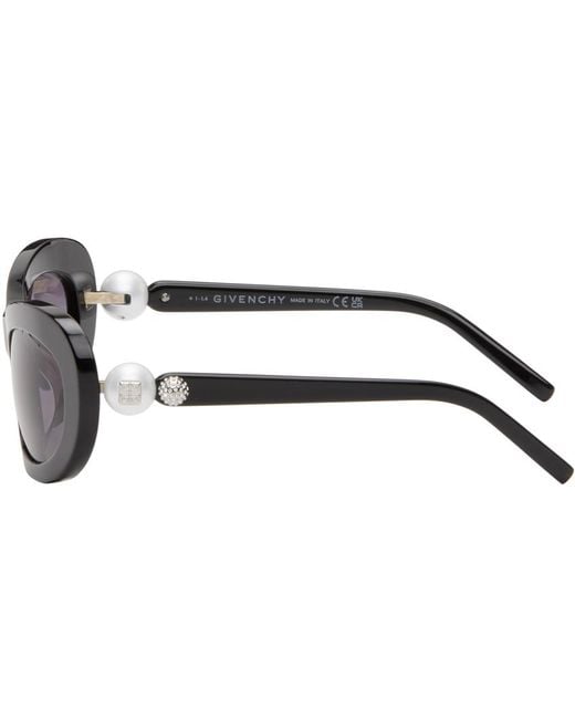 Givenchy Black 4G Pearl Sunglasses for men