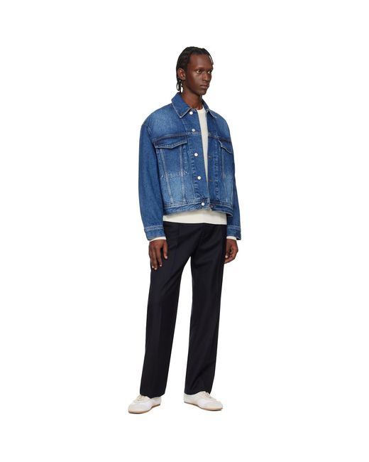 Studio Nicholson Black Selby Trousers for men