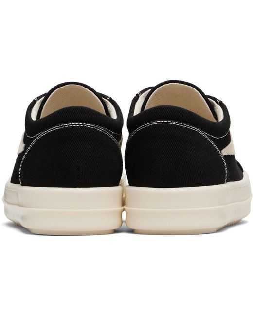 Rick Owens Black Drkshdw "Hollywood Vintage" Sneakers
