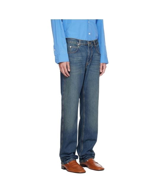 Isabel Marant Blue Lewys Jeans for men