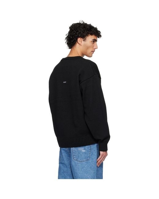 (w)taps Black Afa Crewneck for men