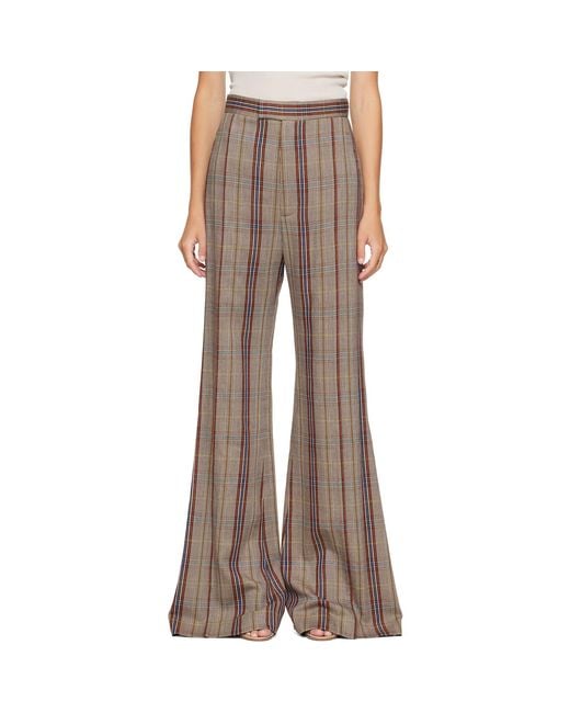 Vivienne Westwood Brown Wide Leg Trousers