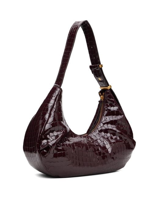 Rag & Bone Purple Burgundy Hudson Leather Bag