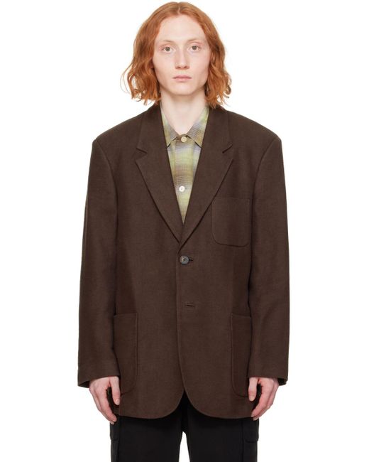 Our Legacy Brown Embrace Blazer for men