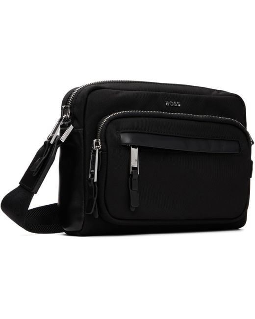 Boss Black Logo Hardware Bag for men