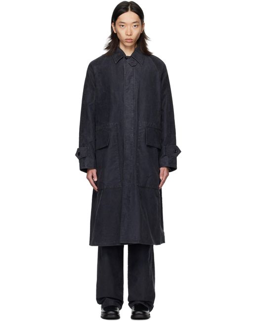 OUAT Black Mac Coat for men