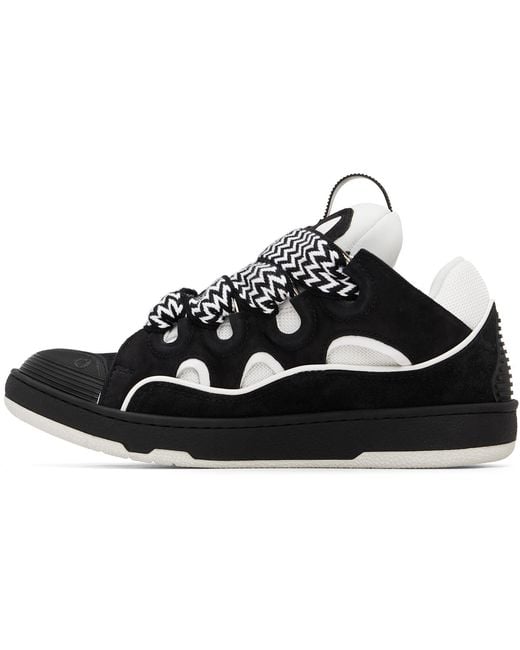 Lanvin Black Curb Sneakers