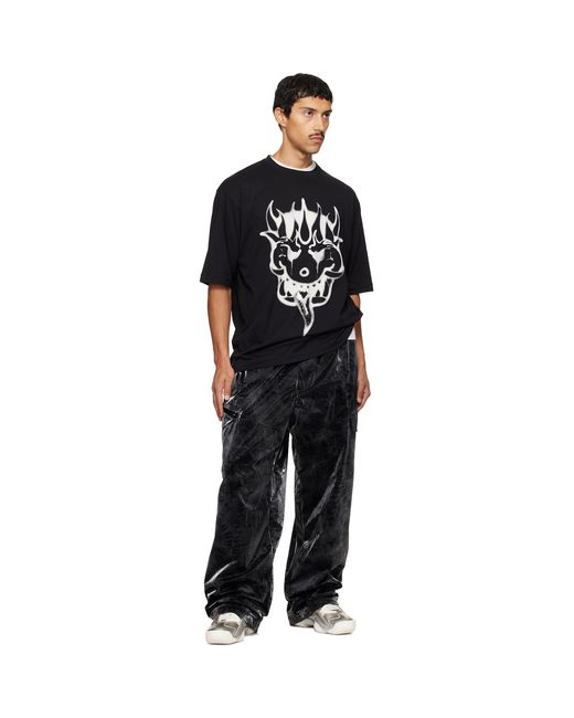 Y-3 Black Chito Edition Graphic Short Sleeve T-Shirt for men