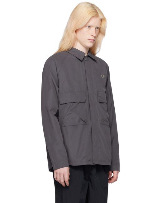 Fred Perry Multicolor Gray Utility Jacket for men