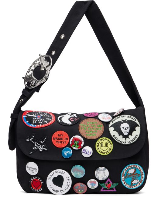 Chopova Lowena Metallic Wicko Bag