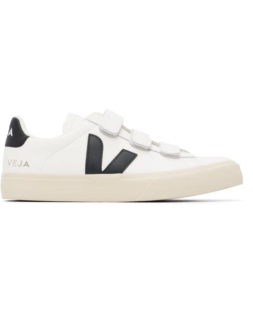 Veja Black Recife Leather Sneakers
