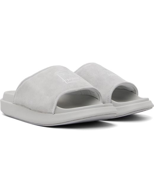 Y-3 Black Slides for men