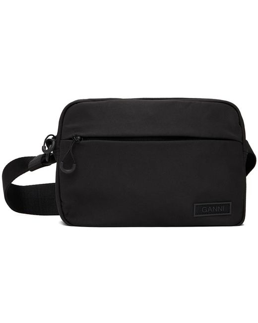 Sac de festival technique noir Ganni en coloris Black