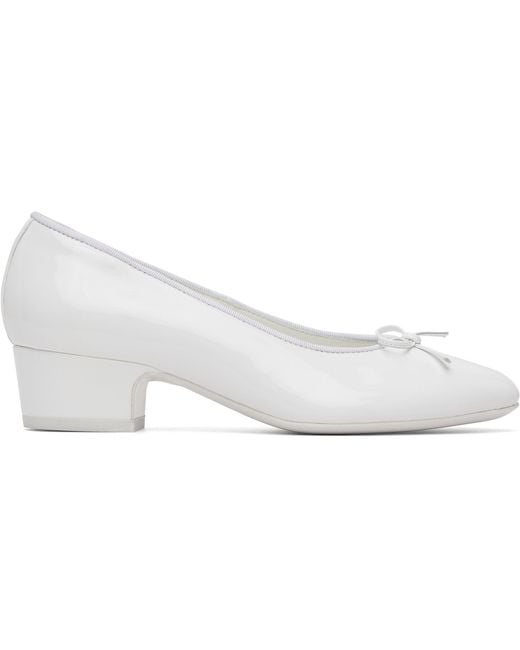 Sandy Liang White Ballet Pump 40 Heels