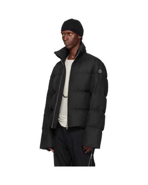 Rick Owens Black Moncler + Cyclopic Down Jacket for men