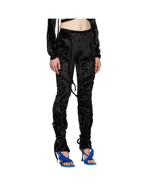 OTTOLINGER Black Multiline Lounge Pants