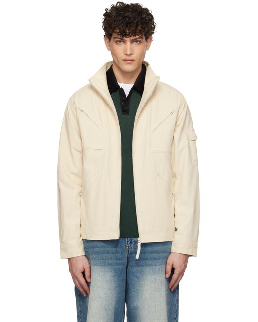 Dime Black Off- Zip Jacket for men