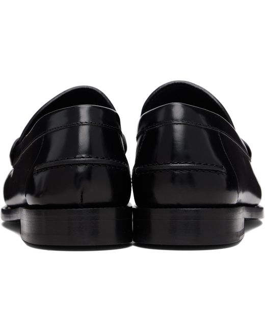 Versace Black Medusa '95 Embellished Loafers for men