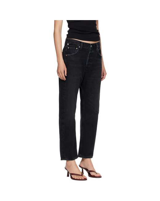 Citizens of Humanity Black Winslow Boyfriend Jeans