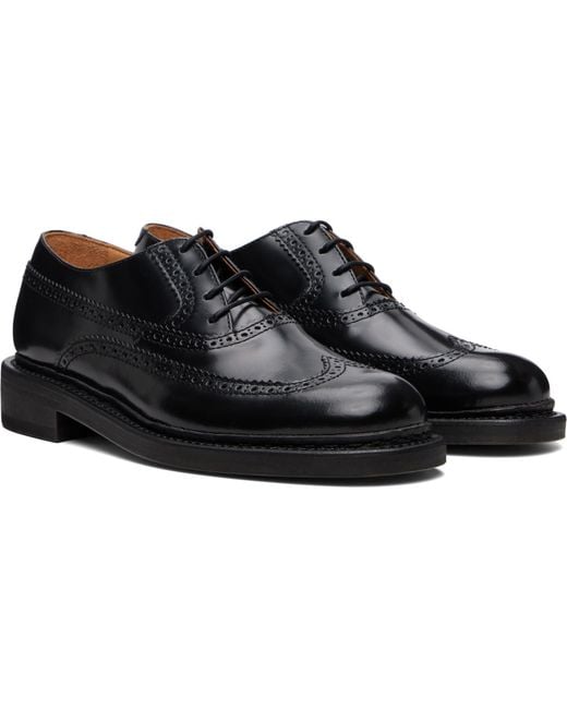 Our Legacy Black Brogue Parade Derbys for men