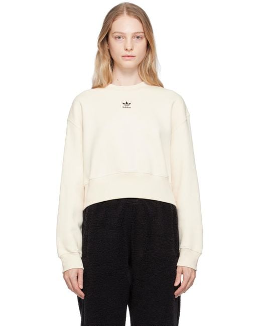 Adidas Originals Black Off-white Adicolor Essentials Sweater