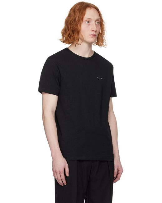 Ensemble de trois t-shirts noirs Paul Smith pour homme en coloris Black