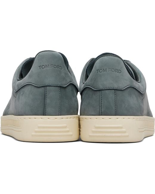 Tom Ford Black Nubuck Warwick Sneakers for men