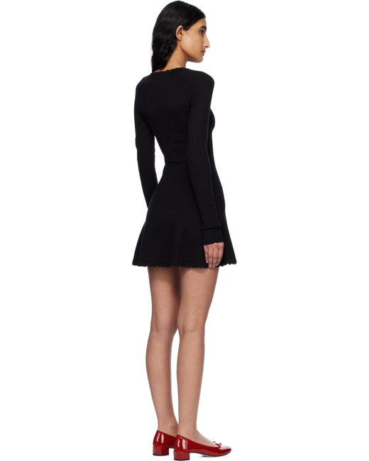 GUIZIO ブラック Evelyne ミニワンピース Black