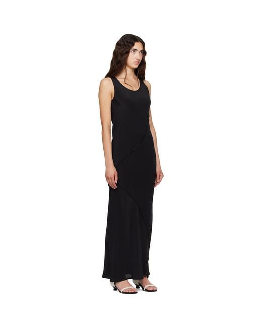 Baserange Black Lava Maxi Dress