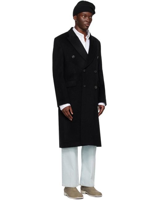 Our Legacy Black Whale Coat for men